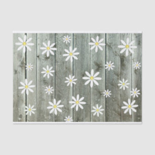 Papel De Seda Barnwood Daisy