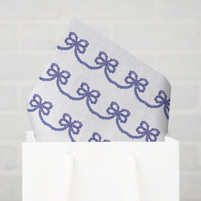 Papel De Seda Barras patrióticas de color de agua (Bolsa de regalo)