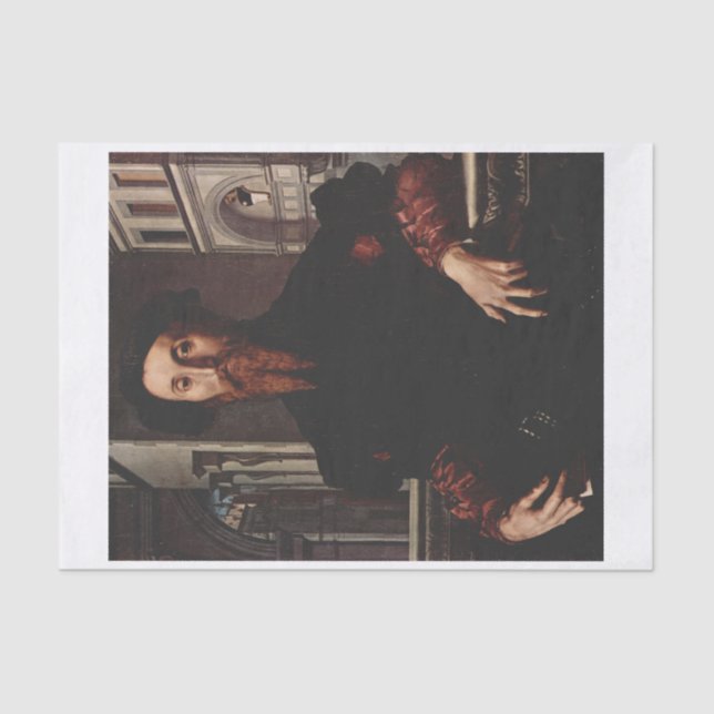 Papel De Seda Bartolomeo por Bronzino Decoupage (Anverso)