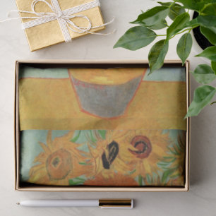 Papel De Seda Base con doce girasoles de Vincent van Gogh