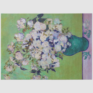 Papel De Seda Base de Rosas, Vincent van Gogh