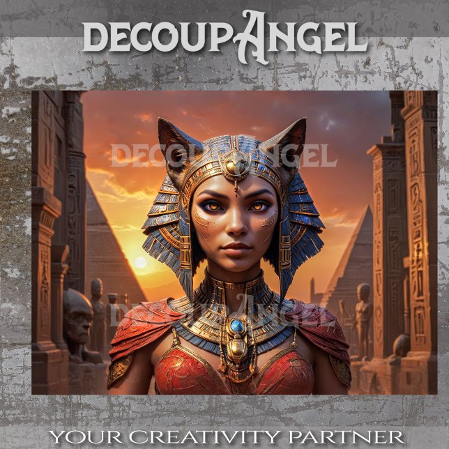 Papel De Seda Bastet, desacuerdo de la diosa de la protección (Subido por el creador)