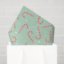 Papel De Seda Bastones de caramelo