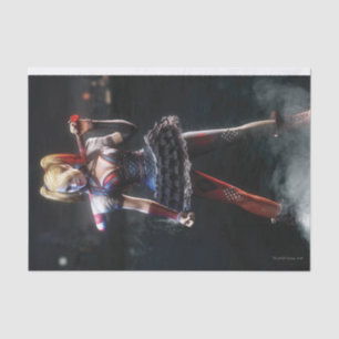 Papel De Seda Batman Arkham Knight   Harley Quinn con murciélago