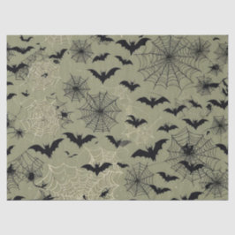 Papel De Seda Bats Spiders Webs