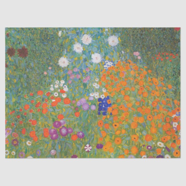 Papel De Seda Bauerngarten - Gustav Klimt (Anverso)