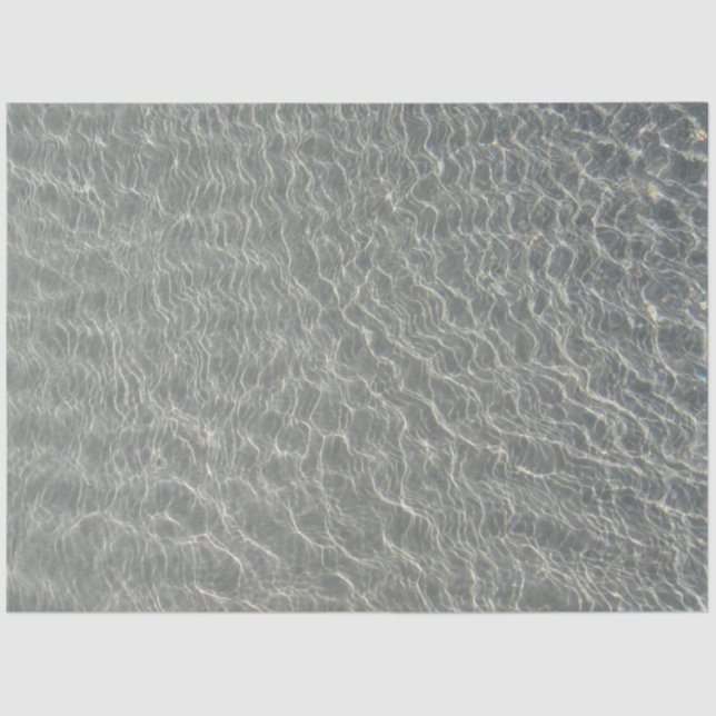 Papel De Seda Beach Ocean Water Ripples & Sand (Anverso)