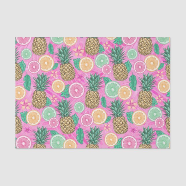 Papel De Seda Beach Summer Pattern  (Anverso)