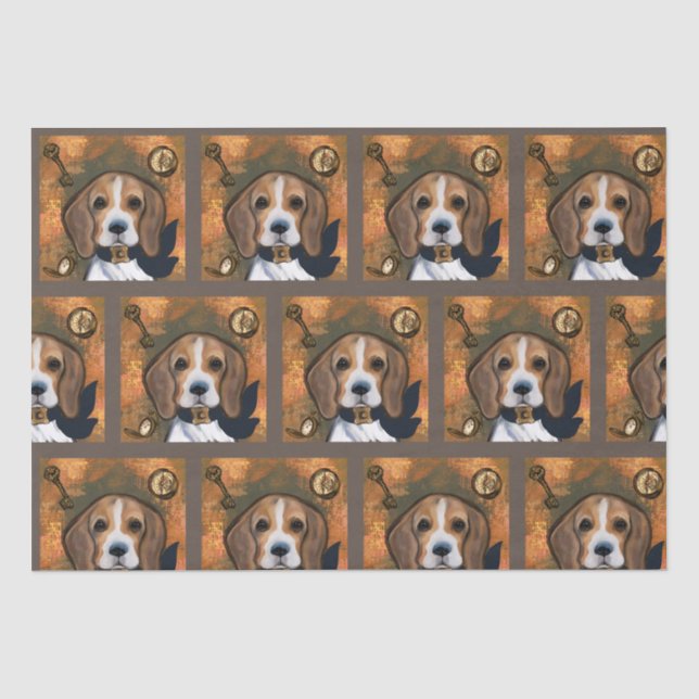 Papel De Seda Beagle       (Anverso)