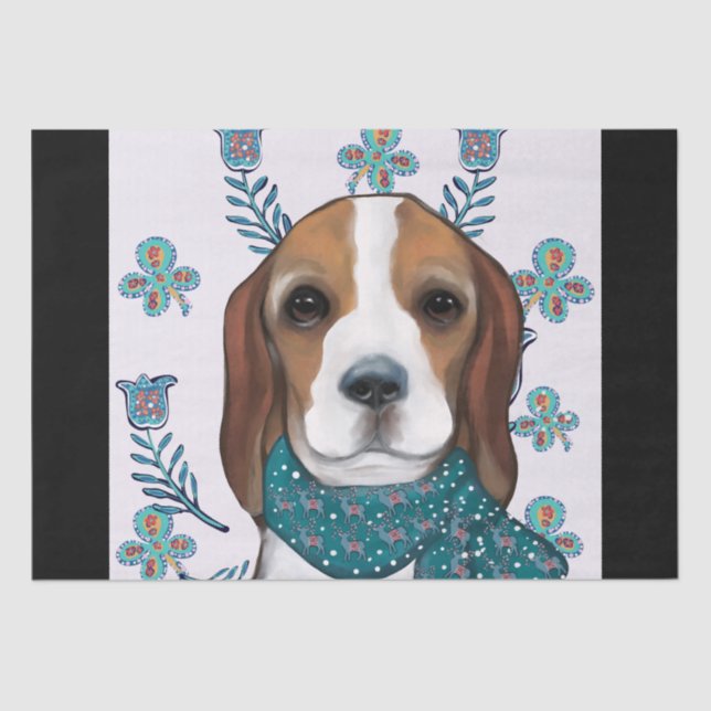 Papel De Seda Beagle (Anverso)