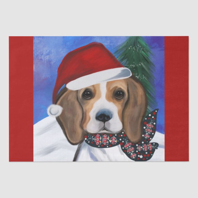 Papel De Seda Beagle (Anverso)