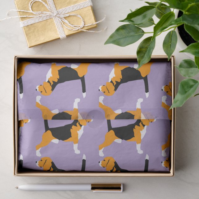 Papel De Seda Beagle Buena Suerte  (Regalo )