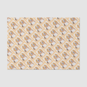 Papel De Seda Beagle Hound Dog Pintura original de animales