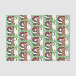Papel De Seda Bear Bears - Saludos de la temporada