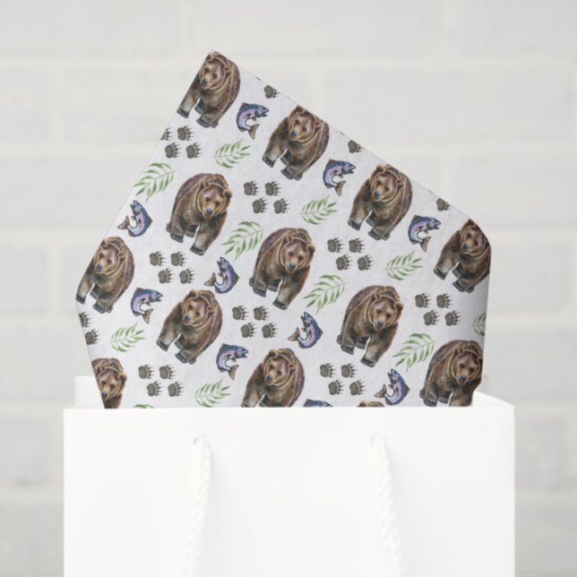 Papel De Seda Bears Tissue Paper (Bolsa de regalo)