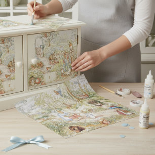 Papel De Seda Beatriz Potter Peter, los amigos del conejo en el 