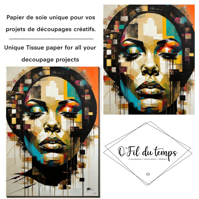 Papel De Seda Beautiful Woman OFDT v2 Tissue paper (Subido por el creador)