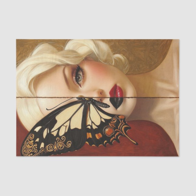 Papel De Seda Beauty and Butterflies Blonde Edition22 (Anverso)