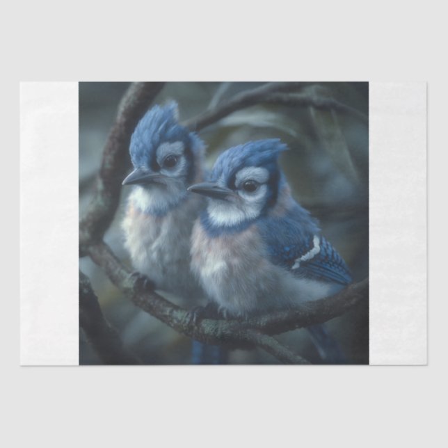 Papel De Seda Bebé Blue Jays (Anverso)