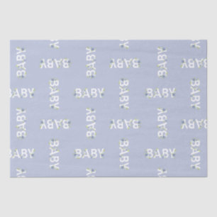 Papel De Seda Bebé en la ducha en flor