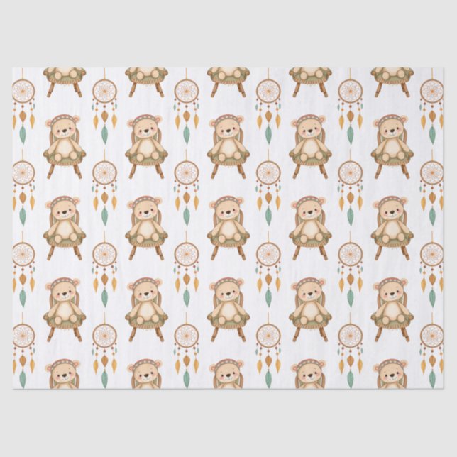 Papel De Seda Bebé lindo (Anverso)