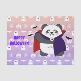 Papel De Seda Bebé lindo de Halloween Vampiro Panda Dracula