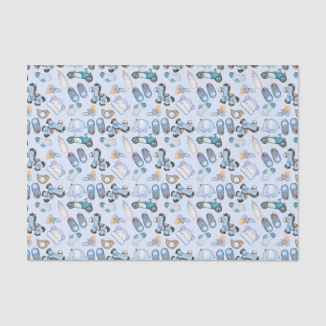 Papel De Seda Bebé Niño  (Anverso)