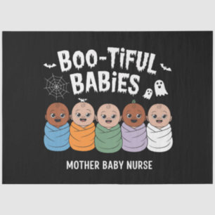 Papel De Seda Bebés Bootious Madre Nursi Halloween