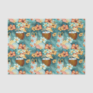 Papel De Seda Bebidas de coco