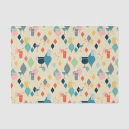 Papel De Seda Bebidas modernas de mediados de siglo