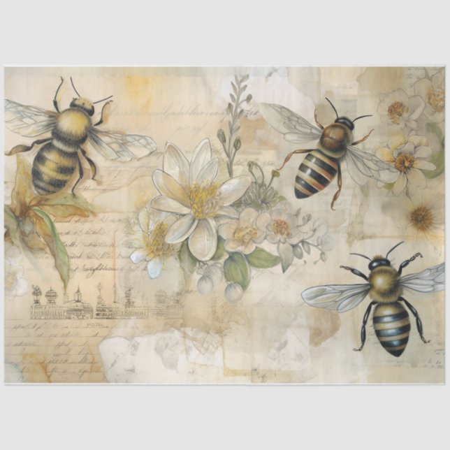 Papel De Seda Bee cuatro (Anverso)