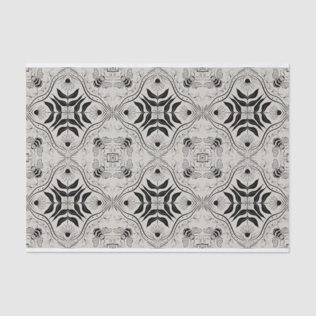 Papel De Seda Bee Garden (Anverso)