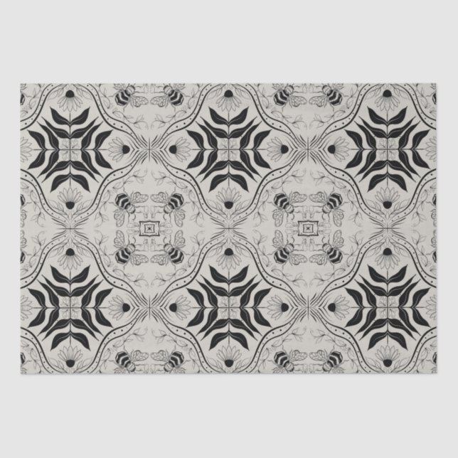 Papel De Seda Bee Garden (Anverso)