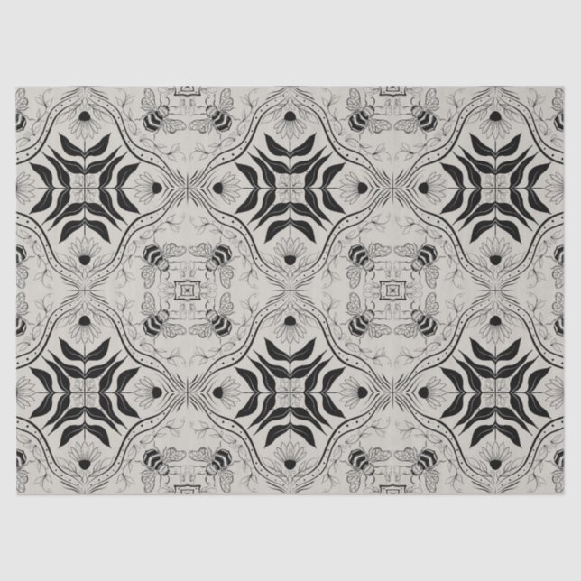 Papel De Seda Bee Garden (Anverso)