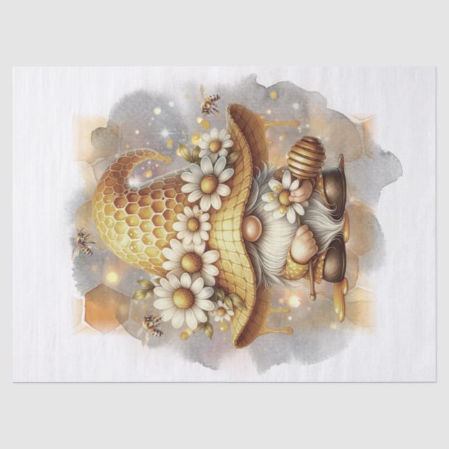 Papel De Seda Bee Gnome (Anverso)