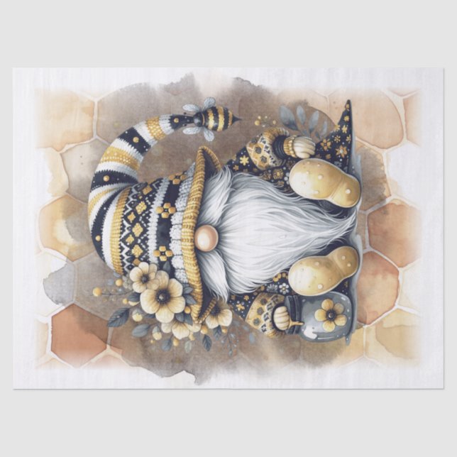 Papel De Seda Bee Gnome (Anverso)