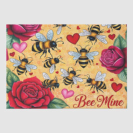 Papel De Seda Bee Mine Golden Honey Love