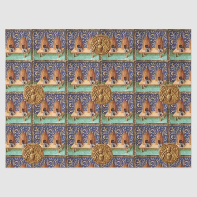 PAPEL DE SEDA BEEHIVAS DE MONEDA, MANTENIMIENTO DE AGUA, MANTENI (Anverso)