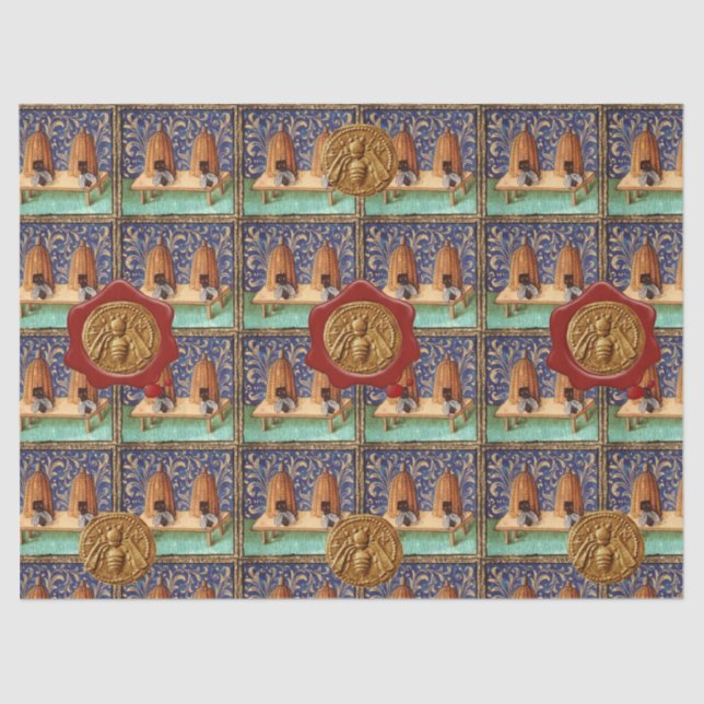 PAPEL DE SEDA BEEHIVAS DE MONEDA, MANTENIMIENTO DE AGUA, MANTENI (Anverso)