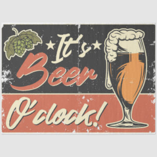 Papel De Seda Beer Drinker Es Beer O'clock