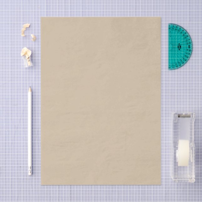 Papel De Seda Beige Champán (Artesanía)