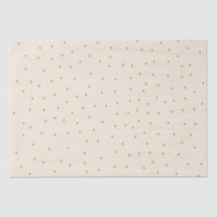 Papel De Seda Beige Gold Dots Watercolor Fresas Animales De Wood