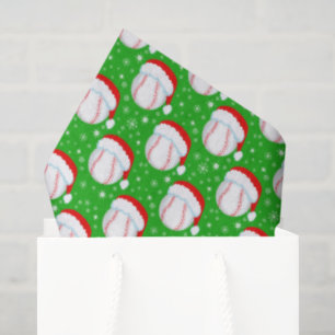 Papel De Seda Béisbol con el verde del Gorra de Santa María y co