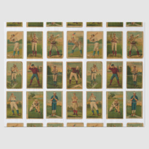 Papel De Seda Béisbol Vintage