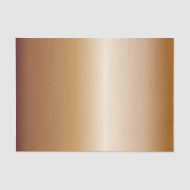 Papel De Seda Belces de cobre metálicas (Anverso)