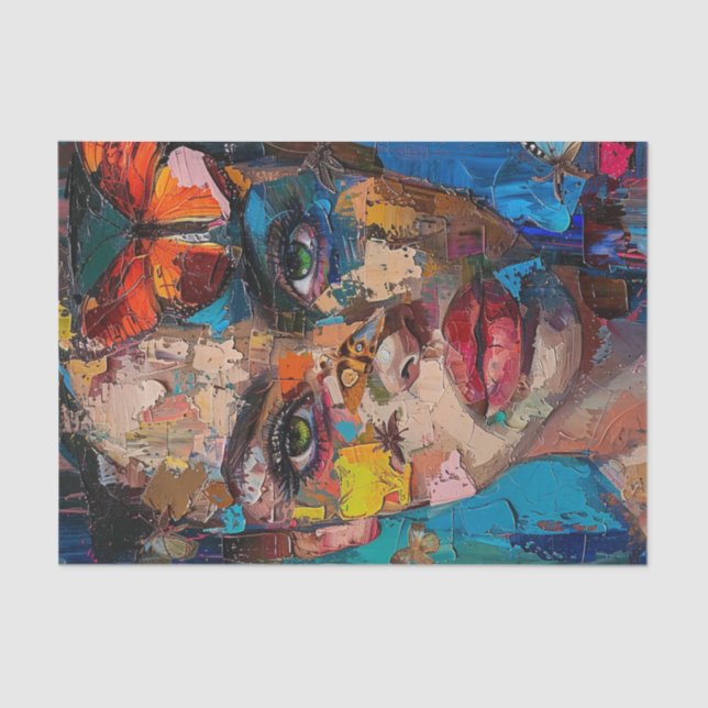 Papel De Seda Bella abstracta6 (Anverso)