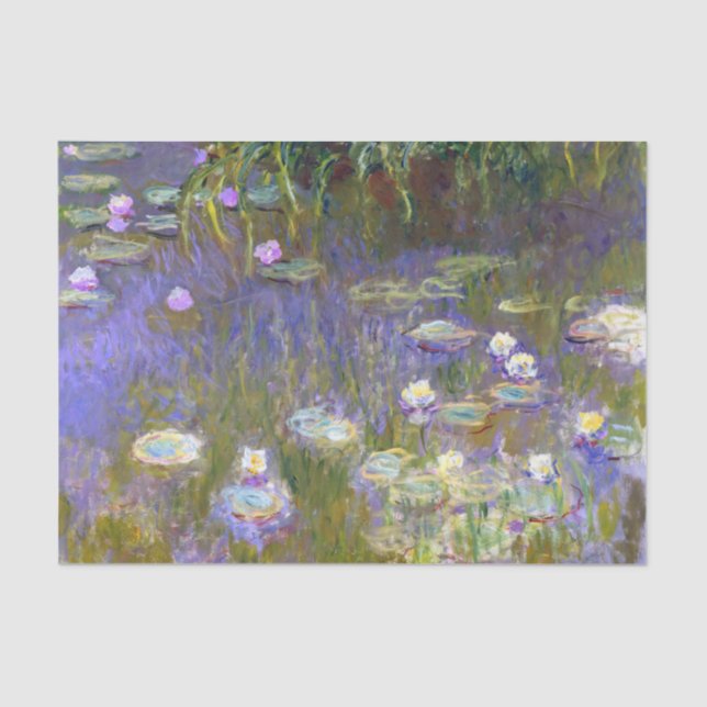 Papel De Seda Bella Artes Monet Water Lilies (1922) (Anverso)
