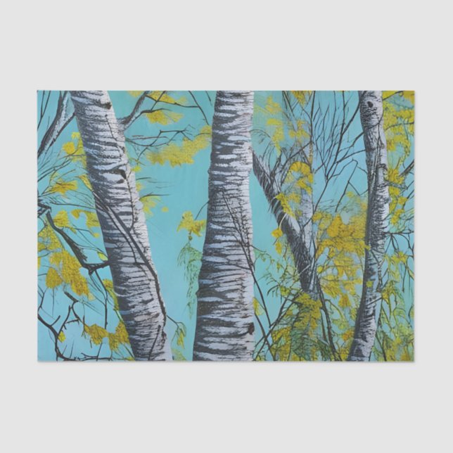 Papel De Seda Bella Birch de Verano (Anverso)