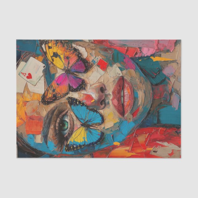 Papel De Seda Bellas abstractas2 (Anverso)