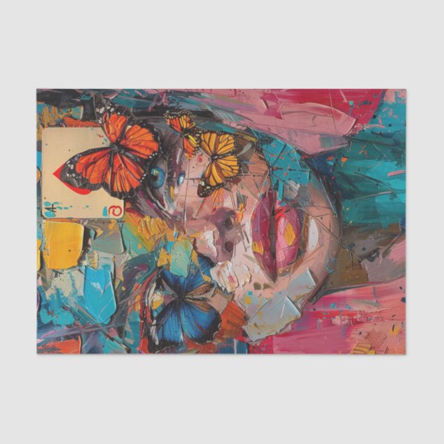 Papel De Seda Bellas abstractas4 (Anverso)